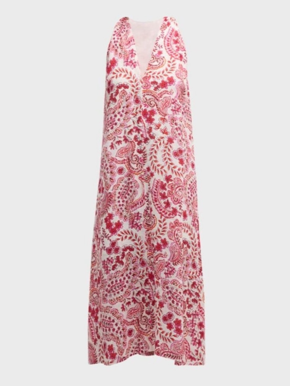 Johnny Was Lillet Linen Criss Cross Dress - Picture 4 of 16